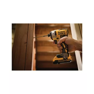   DEWALT Șurubelniță cu impact cu acumulator, 18 V, fără perii, 205 Nm (2 x acumulatori 2,0 Ah + încărcător) DCF887D2