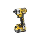 Șofer cu impact DEWALT 18 V fără perie de cărbune (2 x baterie de 5,0 Ah + încărcător) DCF887P2