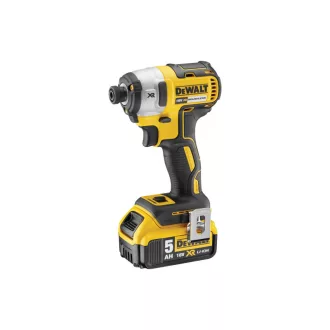   Șofer cu impact DEWALT 18 V fără perie de cărbune (2 x baterie de 5,0 Ah + încărcător) DCF887P2