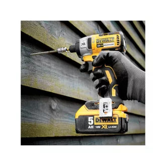   Șofer cu impact DEWALT 18 V fără perie de cărbune (2 x baterie de 5,0 Ah + încărcător) DCF887P2