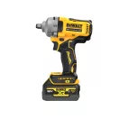 Șofer cu impact DEWALT 18 V fără perie de cărbune (2 x 5,0 Ah baterie + încărcător + capac) DCF891P2G