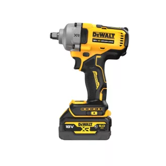   Șofer cu impact DEWALT 18 V fără perie de cărbune (2 x 5,0 Ah baterie + încărcător + capac) DCF891P2G