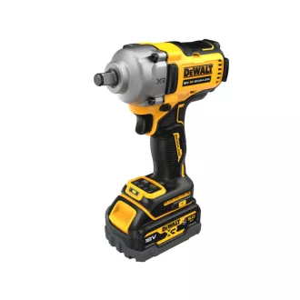   Șofer cu impact DEWALT 18 V fără perie de cărbune (2 x 5,0 Ah baterie + încărcător + capac) DCF891P2G