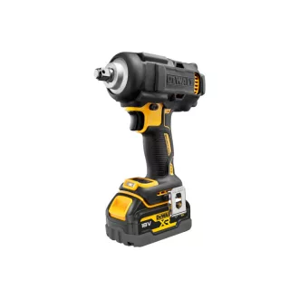   Șofer cu impact DEWALT 18 V fără perie de cărbune (2 x 5,0 Ah baterie + încărcător + capac) DCF891P2G