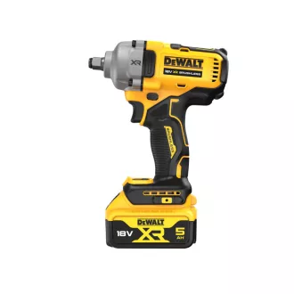   Șofer cu impact DEWALT 18 V fără perie de cărbune (2 x 5,0 Ah baterie + încărcător + TSTAK) DCF891P2T