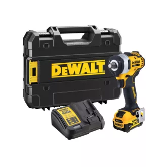   Șofer cu impact DEWALT 12 V fără perie de cărbune (1 x baterie de 5,0 Ah + încărcător) DCF901P1