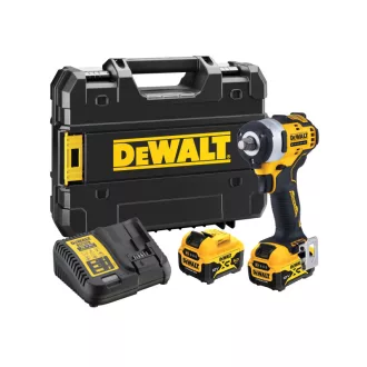   Șofer cu impact DEWALT 12 V fără perie de cărbune (2 x baterie de 5,0 Ah + încărcător) DCF901P2