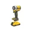 DEWALT șofer cu impact fără fir 18 V (2 x 2,0 Ah baterie + încărcător + TSTAK) DCF921D2T
