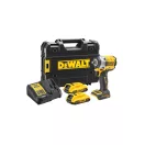 DEWALT șofer cu impact fără fir 18 V (2 x 2,0 Ah baterie + încărcător + TSTAK) DCF921D2T