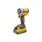 DEWALT Șurubelniță cu percuție pe baterie 18 V 1/2" 406 Nm (2 x 5,0 Ah Power Stack baterie + încărcător + TSTAK)