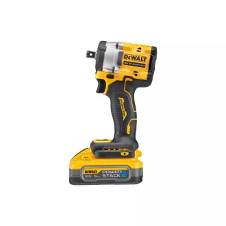   DEWALT Șurubelniță cu percuție pe baterie 18 V 1/2" 406 Nm (2 x 5,0 Ah Power Stack baterie + încărcător + TSTAK)