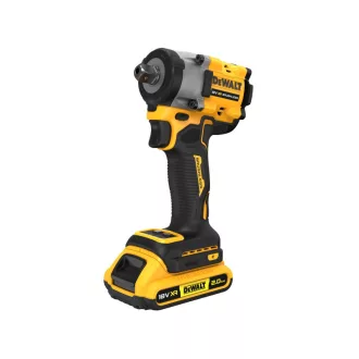   DEWALT Șurubelniță cu impact cu acumulator, 18 V, 1/2", 406 Nm (2 x acumulatori 2,0 Ah + încărcător + TSTAK) DCF922D2T