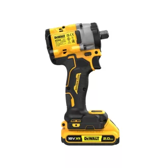   DEWALT Șurubelniță cu impact cu acumulator, 18 V, 1/2", 406 Nm (2 x acumulatori 2,0 Ah + încărcător + TSTAK) DCF922D2T