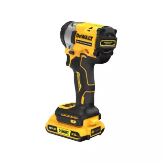   DEWALT Șurubelniță cu impact cu acumulator, 18 V, 1/2", 406 Nm (2 x acumulatori 2,0 Ah + încărcător + TSTAK) DCF922D2T