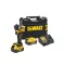 DEWALT Șurubelniță cu impact cu acumulator, 18 V, 1/2", 406 Nm (2 x acumulatori 5,0 Ah + încărcător + TSTAK) DCF922P2T