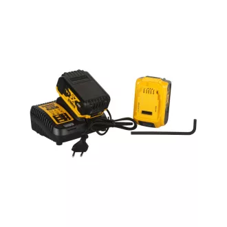   DEWALT Polizor unghiular fără fir 125 mm 18 V fără perie de cărbune 125 mm (2 x 5,0 Ah baterii + încărcător) DCG405P2