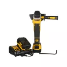 DEWALT Polizor unghiular fără fir 125 mm 18 V fără perie de cărbune (3 x 5,0 Ah baterie + încărcător + TSTAK) DCG405P