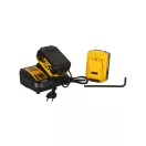 DEWALT Polizor unghiular fără fir 125 mm 18 V fără perie de cărbune (3 x 5,0 Ah baterie + încărcător + TSTAK) DCG405P