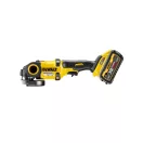 Polizor unghiular fără fir DEWALT 125 mm 18 V fără perie de cărbune (2 x 6,0 Ah baterie + încărcător) DCG418T2