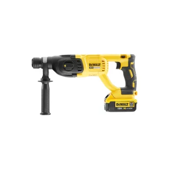   ciocan de găurit cu acumulator DEWALT 18 V fără perie de cărbune (1 x baterie de 4,0 Ah + încărcător) DCH133M1