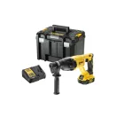 ciocan de găurit cu acumulator DEWALT 18 V fără perie de cărbune (1 x baterie de 4,0 Ah + încărcător) DCH133M1