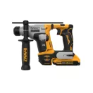 DEWALT Mașină de găurit cu acumulator 18 V fără perie de cărbune (2 x 2,0 Ah baterie + încărcător) DCH172D2