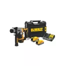DEWALT Mașină de găurit cu acumulator 18 V fără perie de cărbune (2 x 1,7 Ah baterie + încărcător + TSTAK) DCH172E2T