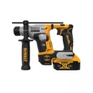 DEWALT Mașină de găurit cu acumulator 18 V fără perie de cărbune (2 baterii de 5,0 Ah + încărcător) DCH172P2