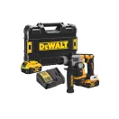 DEWALT Mașină de găurit cu acumulator 18 V fără perie de cărbune (2 baterii de 5,0 Ah + încărcător) DCH172P2