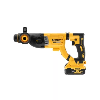   DEWALT Mașină de găurit cu acumulator 18 V SDS-Plus fără perie de cărbune (1 x baterie de 5,0 Ah + încărcător) DCH263P1