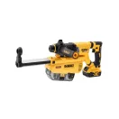 DEWALT Mașină de găurit cu acumulator 18 V SDS-Plus fără perie de cărbune (1 x baterie de 5,0 Ah + încărcător) DCH263P1