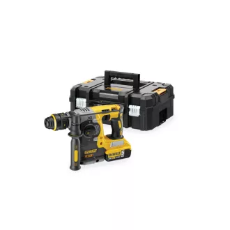   DEWALT Mașină de găurit cu acumulator 18 V fără perie de cărbune (2 x 5,0 Ah baterie + încărcător + TSTAK) DCH273P2T