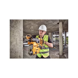   DEWALT Mașină de găurit cu acumulator 18 V fără perie de cărbune (2 x 9,0 Ah baterii + încărcător) DCH335X2