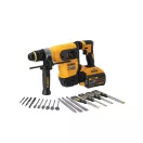 DEWALT Mașină de găurit cu acumulator 54 V (2 x 9,0 Ah baterie + încărcător + TSTAK) DCH417X2