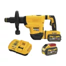 DEWALT Ciocan daltă fără fir 54 V (2 x 9,0 Ah baterie + încărcător) DCH832 x 2