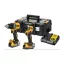 DEWALT Pachet puternic cu acumulator 18 V DCK2051E2T