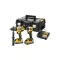 DEWALT Set de unelte cu acumulator 18 V (DCF850 + DCD999 + 2 x 5,0 Ah Power Stack acumulator + încărcător + TSTAK)