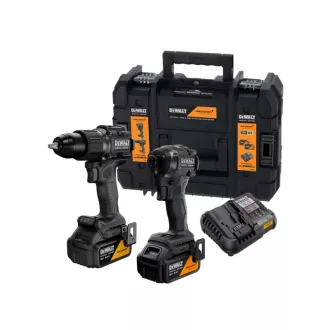   DEWALT/McLaren Pachet putere pe acumulator 18 V (DCD86M + DCF86M + TSTAK + 2 x acumulator 5,0 Ah + încărcător)