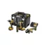 DEWALT Pachet de putere cu acumulator 18 V (DCH172 + DCG405 + DCD800 + 2 x acumulatori 5,0 Ah + încărcător + TSTAK)