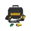 DEWALT Laser cu 3 planuri fără fir (verde) 18 V (1 baterie de 2,0 Ah + încărcător) DCLE34031D1