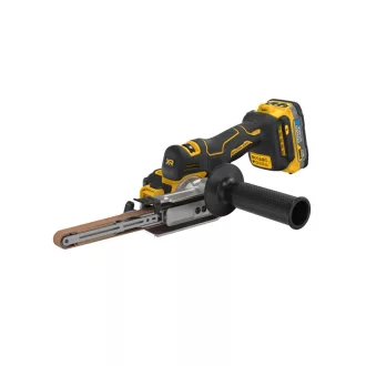   DEWALT Șlefuitor cu bandă cu acumulator 18 V (2 x acumulatori PowerStack 1,7 Ah + încărcător + TSTAK)