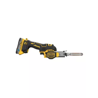   DEWALT Șlefuitor cu bandă cu acumulator 18 V (2 x acumulatori PowerStack 1,7 Ah + încărcător + TSTAK)