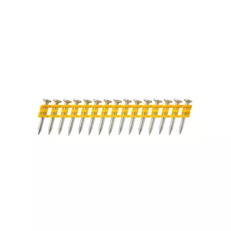   DEWALT pentru DCN890 cuie din beton 15° 25 x 2,6 mm pentru beton tradițional galben (1005 buc)