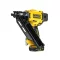 DEWALT Pistol de batut cuie pentru construcții 34° 18 V (2 x acumulator 5,0 Ah + încărcător) în valiză