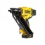 DEWALT Pistol de batut cuie pentru construcții 34° 18 V (2 x acumulator 5,0 Ah + încărcător) în valiză