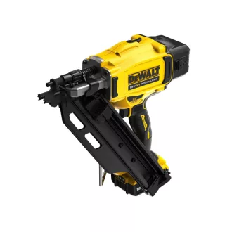   DEWALT Pistol de batut cuie pentru construcții 34° 18 V (2 x acumulator 5,0 Ah + încărcător) în valiză