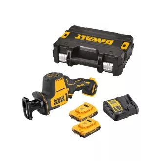   Ferăstrău alternativ cu acumulator DEWALT 12 V fără perie de cărbune (2 x 2,0 Ah baterie + încărcător) DCS312D2