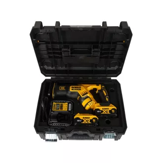   Ferăstrău alternativ cu acumulator DEWALT 18 V fără perie de cărbune (2 baterii de 5,0 Ah + încărcător) DCS367P2