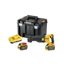 Ferăstrău alternativ cu acumulator DEWALT 18 V fără perie de cărbune (2 x 6,0 Ah baterii + încărcător) DCS389T2