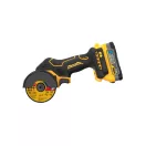 DEWALT Instrument de tăiat fără fir 18 V fără perie de cărbune (2 x 1,7 Ah baterie + încărcător + TSTAK) DCS438E2T